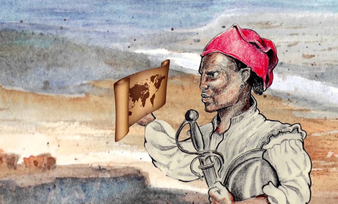 painting of Estavincio, enslaved Morocoan